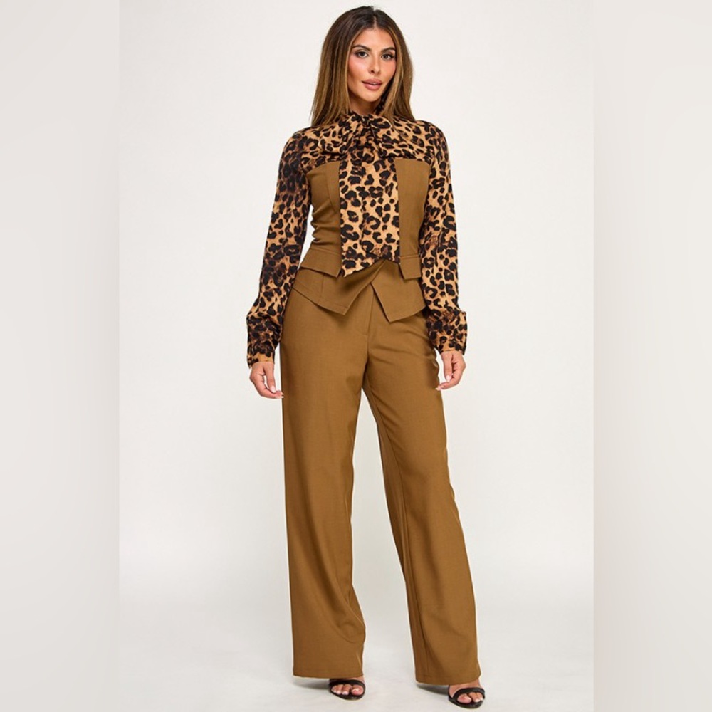 #115 Wild Style Pant Set- Only a Few Left
